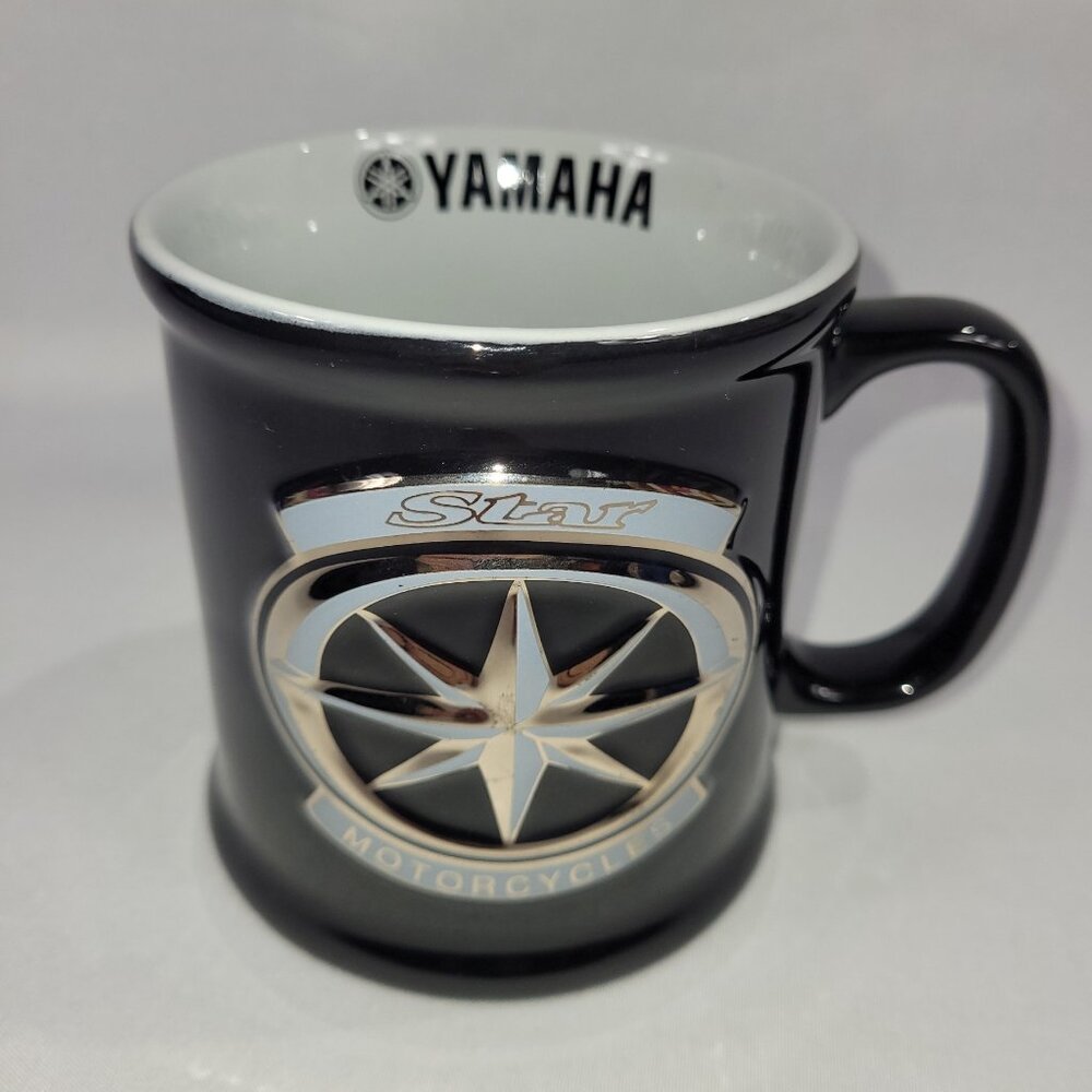 Yamaha Motorcycles Coffee Cup Mug 4" Star Logo Ceramic Hot Drink